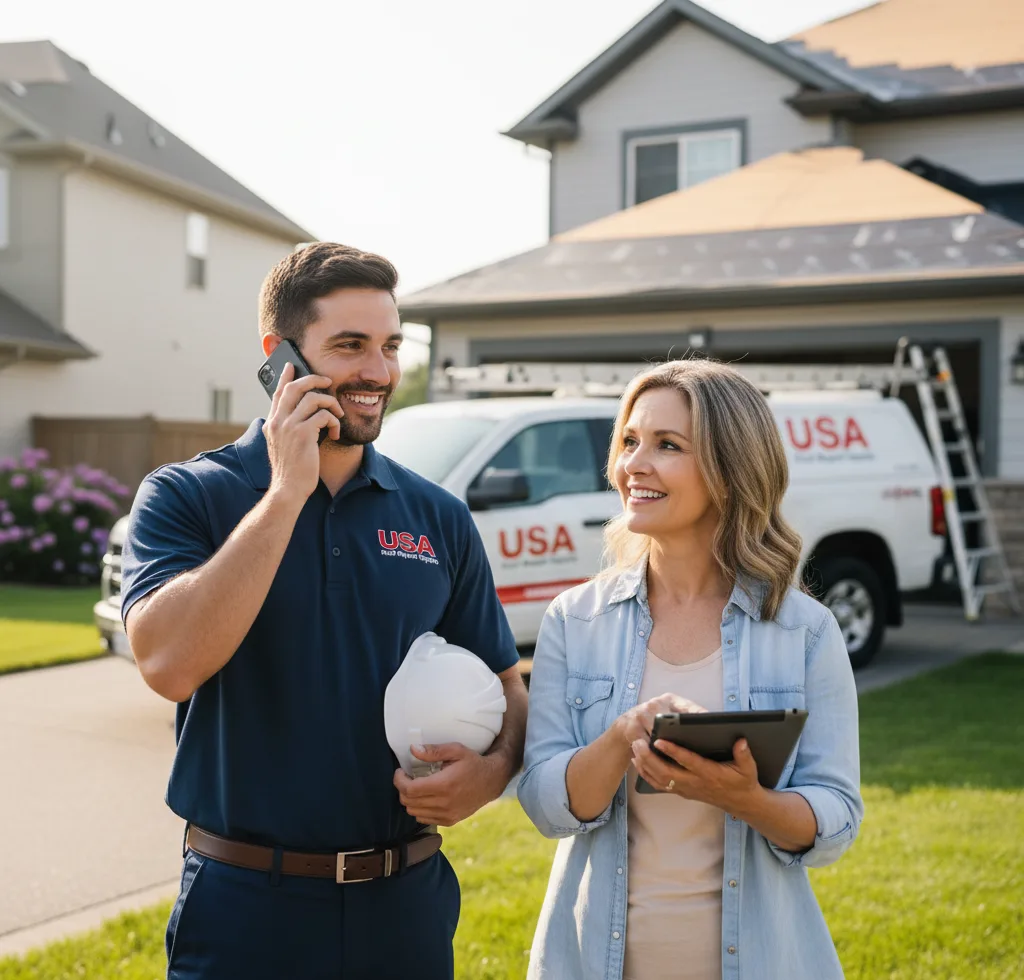 USA Roof Repair Experts customer support in Stilwell
